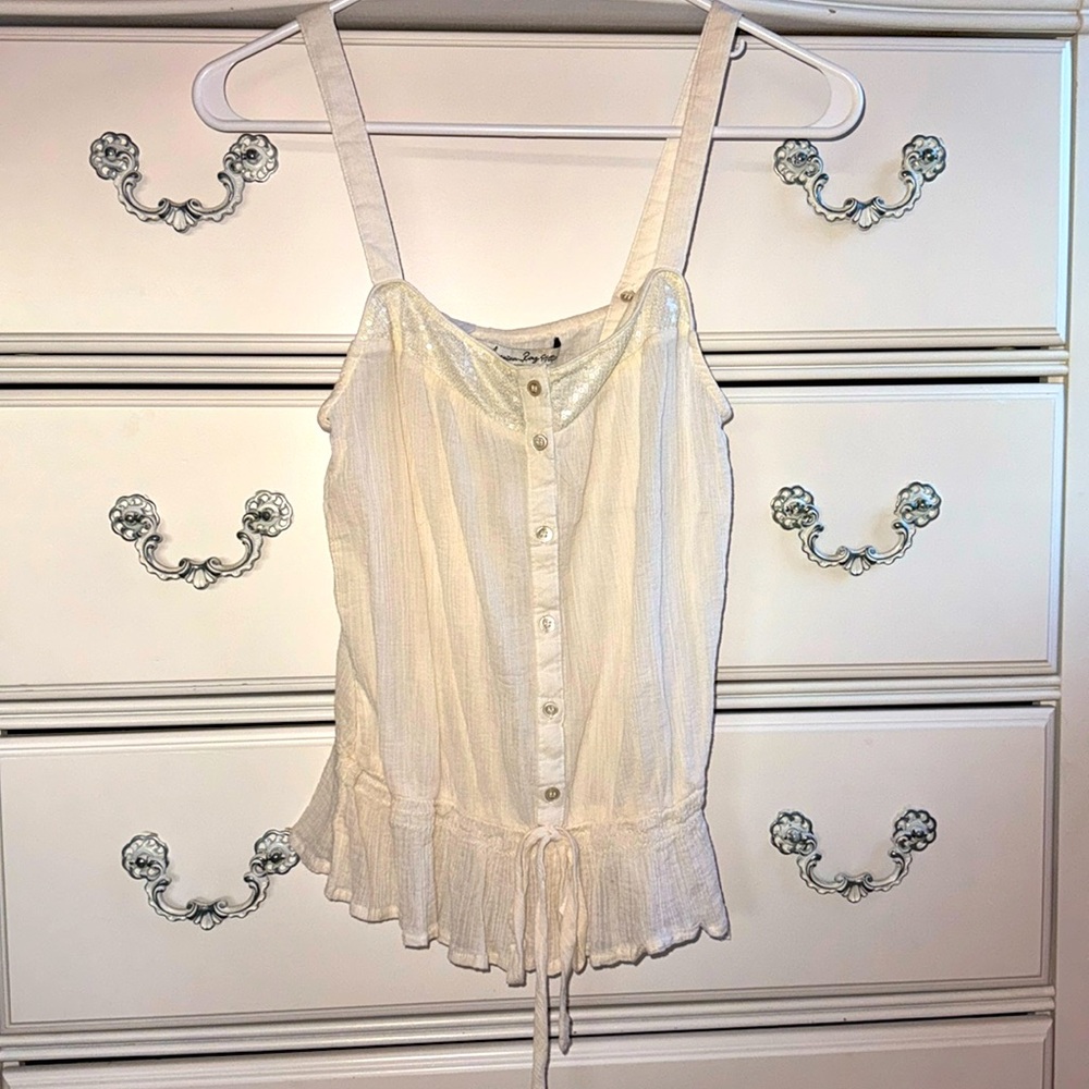 American Rag cream tank top